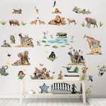 Väggdekor Walltastic Djungel Safari Room