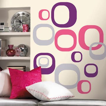 Väggdekor RoomMates Modern Ovals