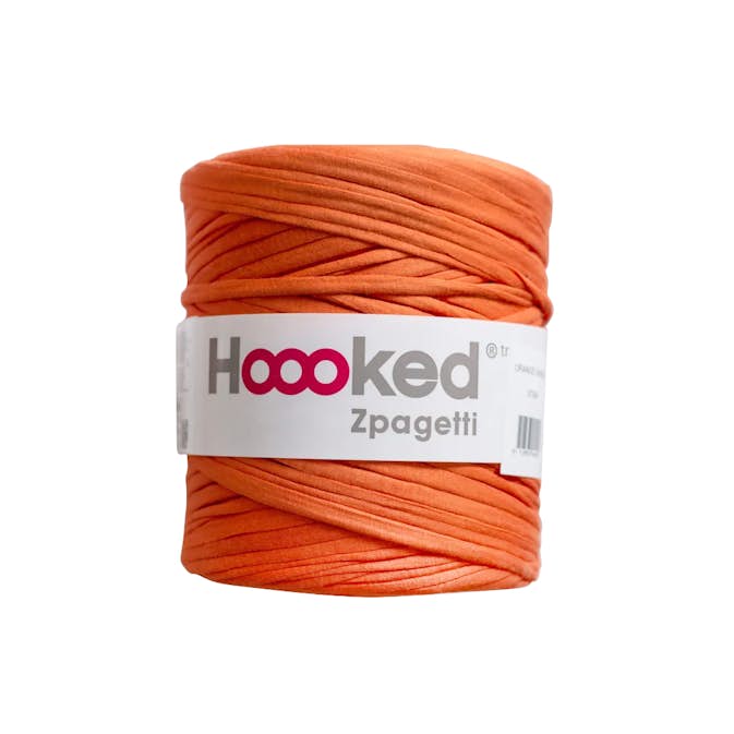 Zpagetti T-shirtgarn Orange 700 g - Återvunnet Material