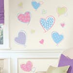 Väggdekor RoomMates Hearts