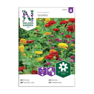 Frö Zinnia Nelson Garden Graffiti