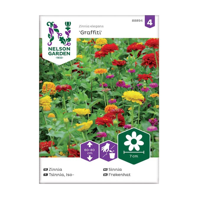 Frö Zinnia Nelson Garden Graffiti