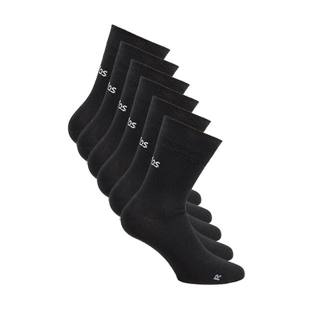 Komfortstrumpa Jalas 8203 Svart 6-Pack