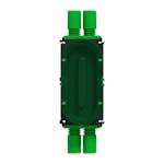 Apparatdosa Schneider Electric Multifix med Lock för Enkelgips 13 mm Fyra flexibla stutsar 16/20 mm