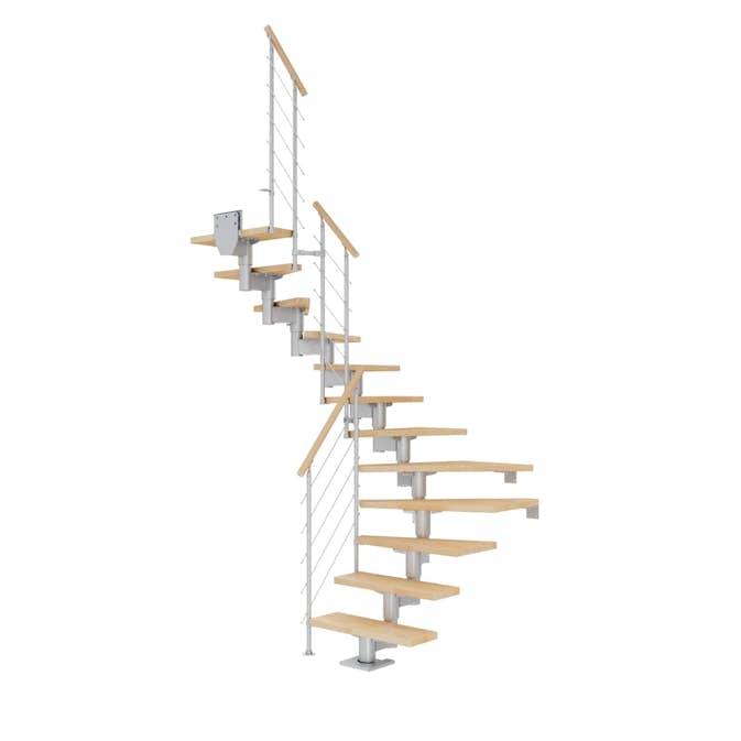 Spartrappa Dolle Cork Bok Steg 1/2 Svängd Style6 Räcke