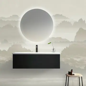 Våtrumsvägg Tarkett Aquarelle Misty Mountain Blue