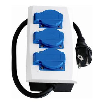 Grenuttag Malmbergs 3-Vägs IP44 med Jord