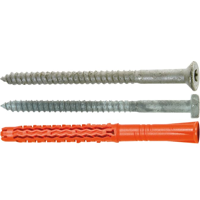 Fasadplugg Gunnebo Fastening 10 mm Varmförzinkad