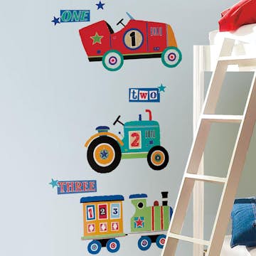 Väggdekor RoomMates Transportation Stor