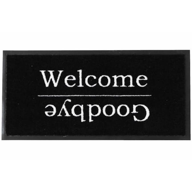 Dörrmatta InHouse Group Welcome Svart 40x80 cm