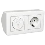 Hörnbox Schneider Electric Exxact med Timer