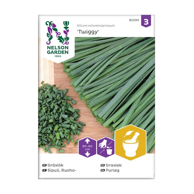 Frö Gräslök Nelson Garden Twiggy