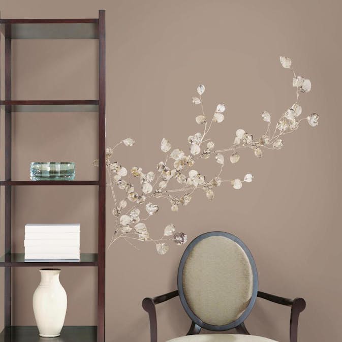 Väggdekor RoomMates Silver Dollar Branch