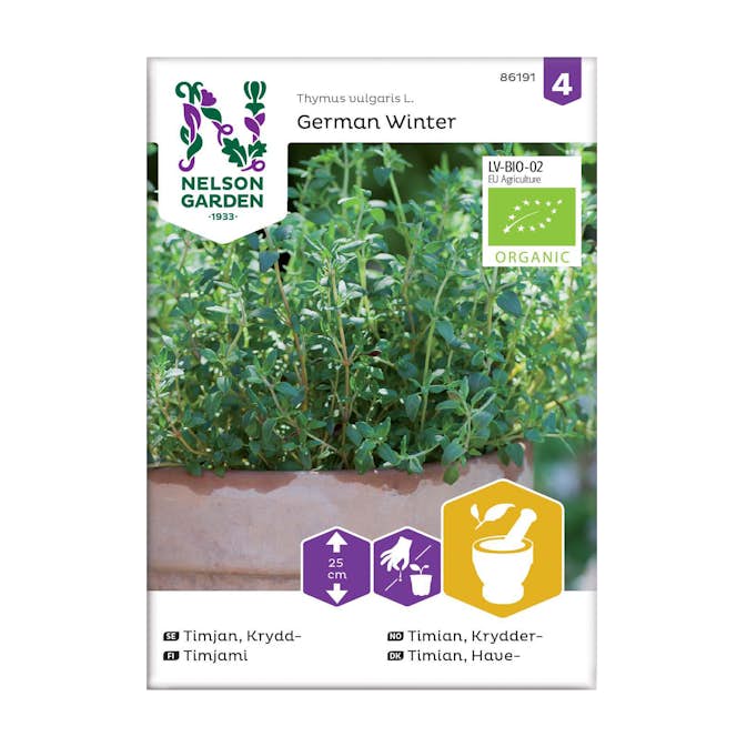 Frö Kryddtimjan Nelson Garden German Winter Organic