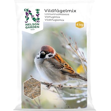 Fågelmat Nelson Garden Vildfågelmix 4 kg