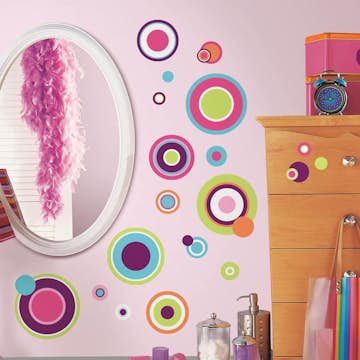 Väggdekor RoomMates Crazy Dots