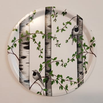 Bricka Arvidssons Textil Björkdungen Rund