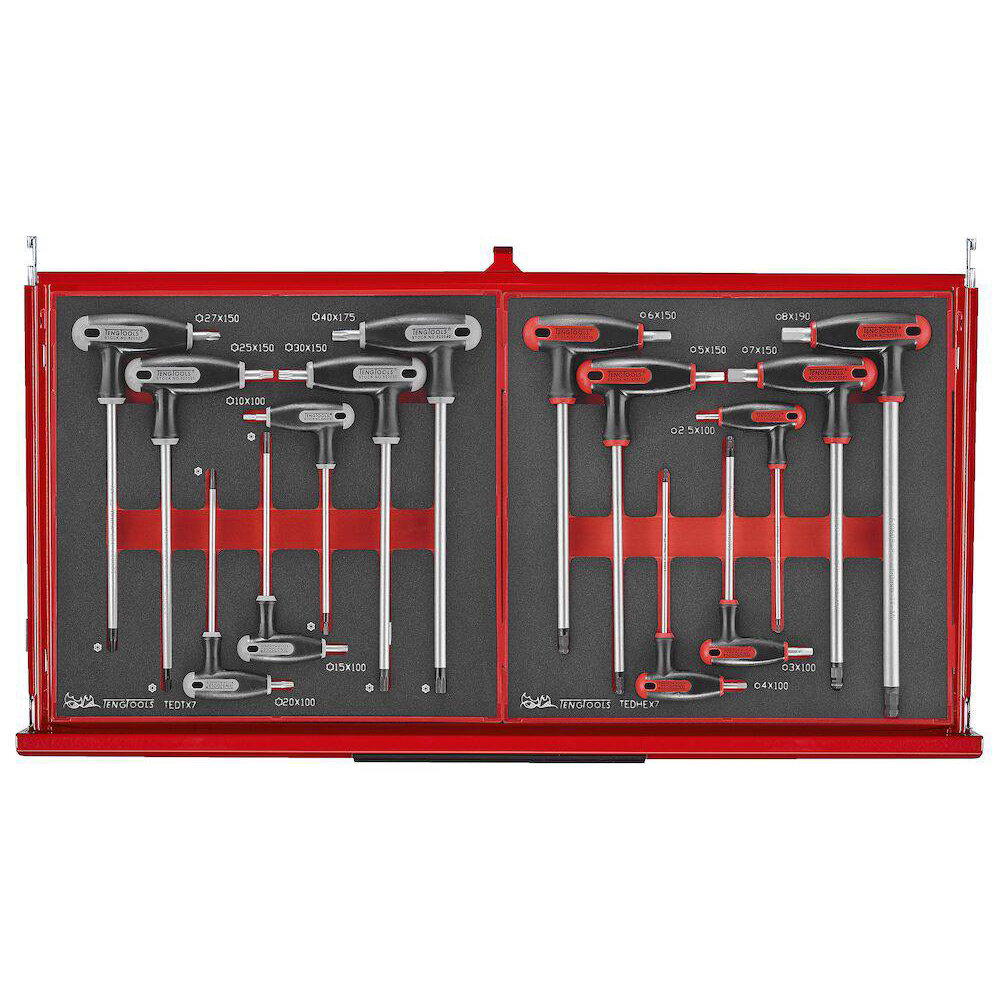 Verktygsset Teng Tools 418 -Delar