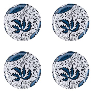 Glasunderlägg Åry Trays Indian Indigo