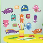 Väggdekor RoomMates Monsters
