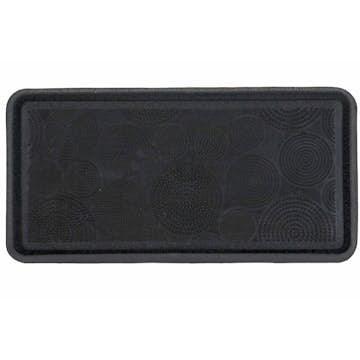 Dörrmatta InHouse Group Circles Svart 40x80 cm