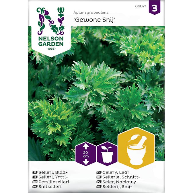 Frö Bladselleri Nelson Garden Gewone Snij