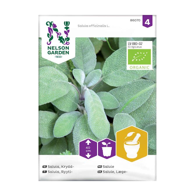 Frö Kryddsalvia Nelson Garden Organic