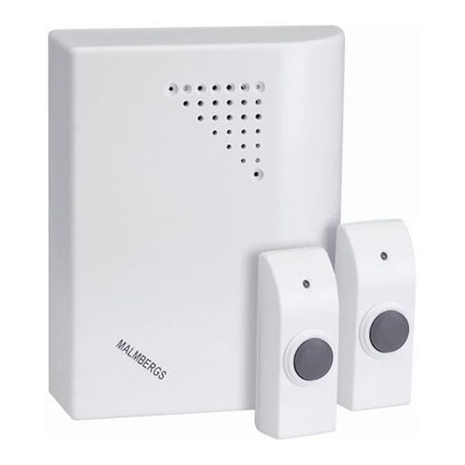 Dörrklocka Malmbergs Trådlös 2 Tryckknappar