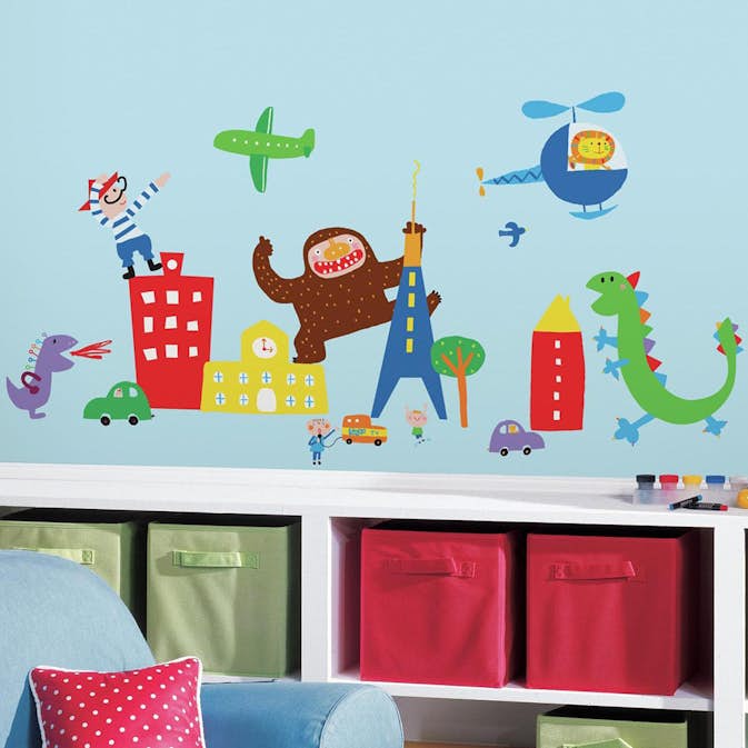 Väggdekor RoomMates Lazoo Boy