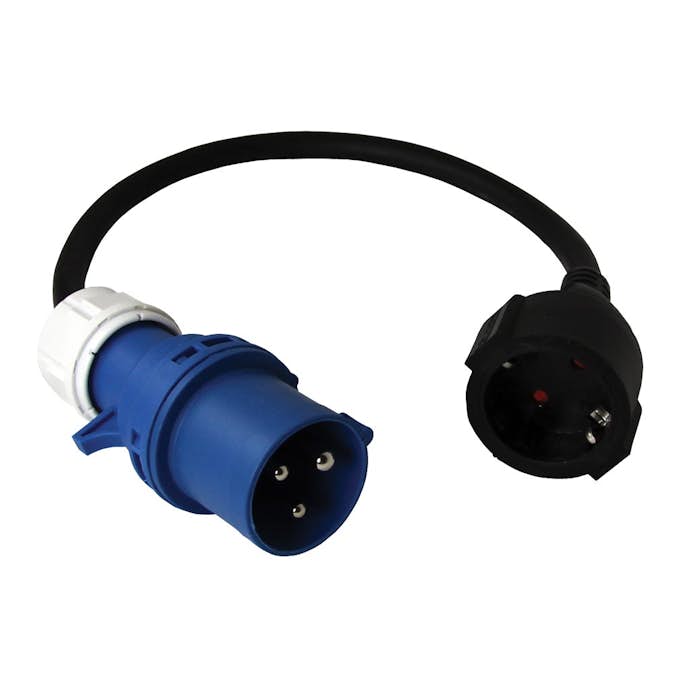 Adapterkabel Smart Living CEE-hane till Schuko-hona 0,5 m