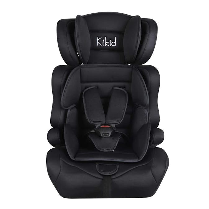 Bilbarnstol Kikid Basic 9-36 kg Black Edition