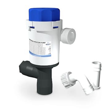 Pump Albin Group Marine Twinport Aerator 750 GPH 12V