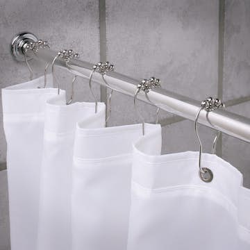 Duschring Debel Metall Med Kulor 12st