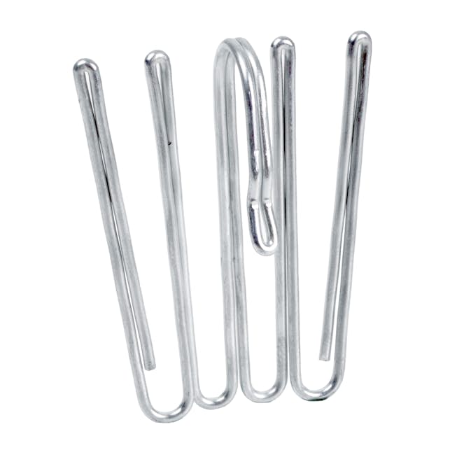 Gardintillbehör Kirsch 4-Fingerkrok Hög 10st Nickel