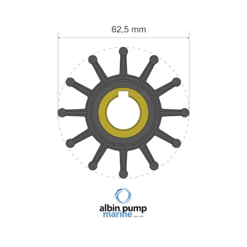 Impellerkit Albin Group Marine Premium 06-01-016