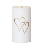 Ljus Star Trading Flamme Heart Batteriljus