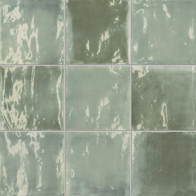 Kakel Lhådös Bristol Eucaliptus 12,5x12,5 Blank cm