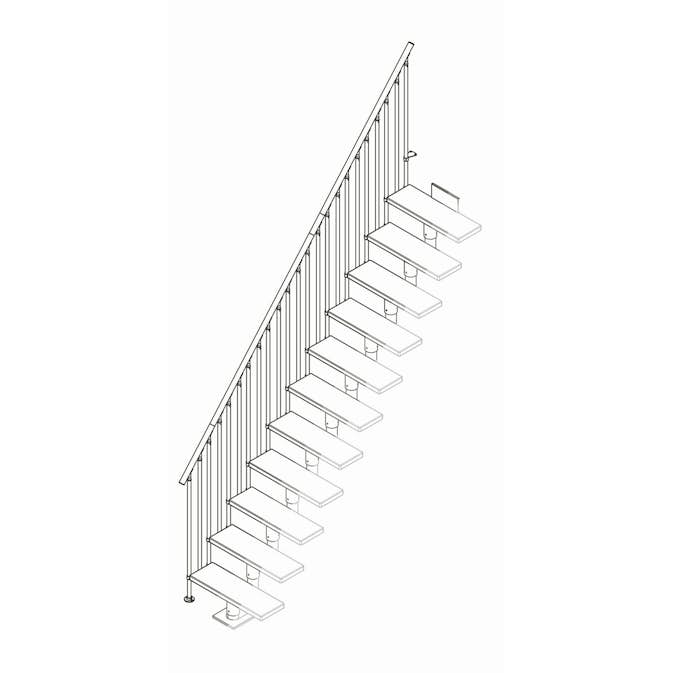 Extra Räcke Dolle Classic III Komplett Ek Oljad