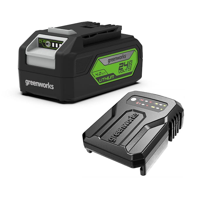 Batterikit Greenworks GSK24B4 med Batteri och Laddare