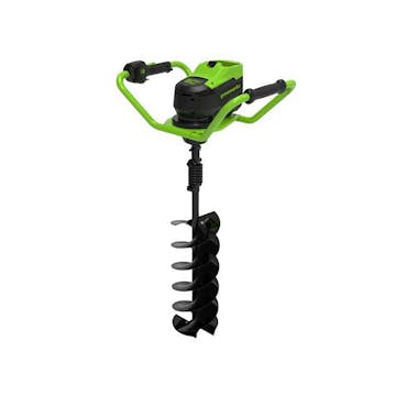 Jordborr Greenworks GD60EA 60V Utan Batteri & Laddare