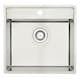 Diskho Lavabo Nexus 60 Rostfri 530 mm Enkel med Korgventil & Vattenlås
