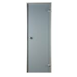 Bastudörr Sauna Sweden Aluminium Grå