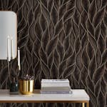 Tapet WOW Subtle Leaves Brons