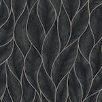 Tapet WOW Subtle Leaves Silver/Blå
