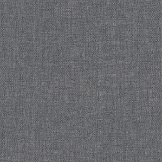 Tapet WOW Linne Glänsande Enfärgad Blå 10125466