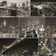 Tapet Fresco City At Night Svart