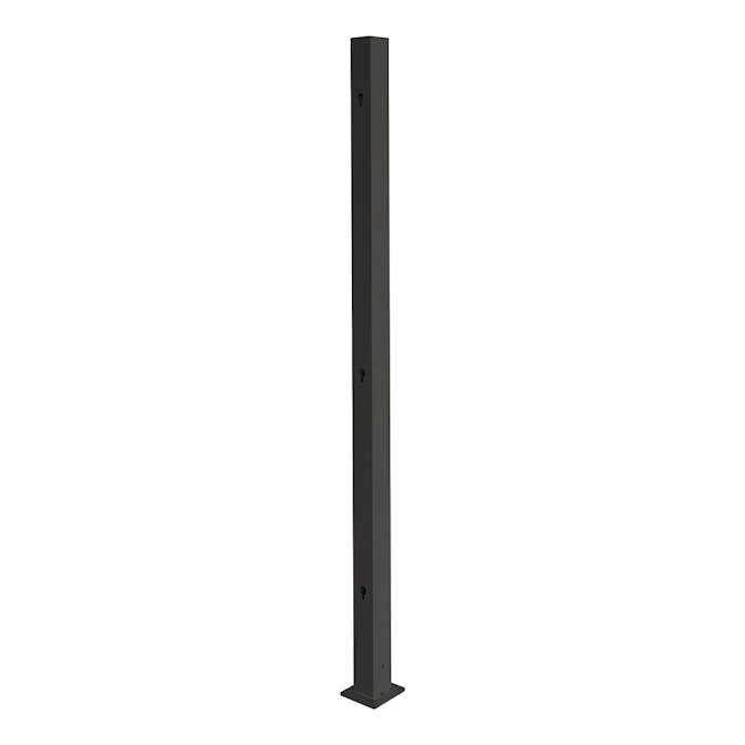 Aluminiumstolpe Skotte Garden Rand Svart