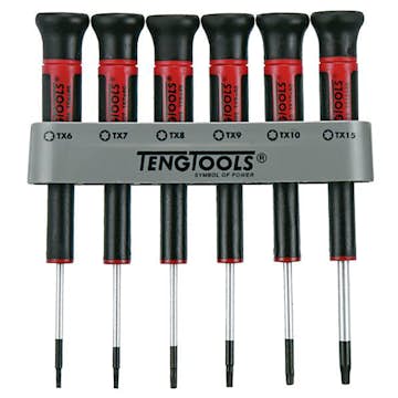 Miniskruvmejselsats Teng Tools M706TXT