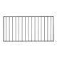 Grind Skotte Garden Dubbel Klassisk 360X90 cm Svart