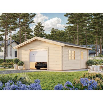 Garage Palmako Roger med Garageport 29,2 m2